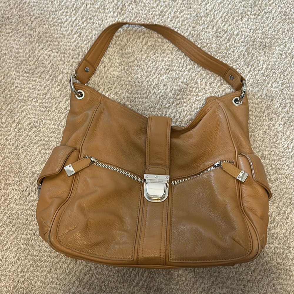 Michael Kors brown leather purse